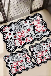 Mijölnir Juego de alfombrillas de baño Grocen Multicolor 3 piezas